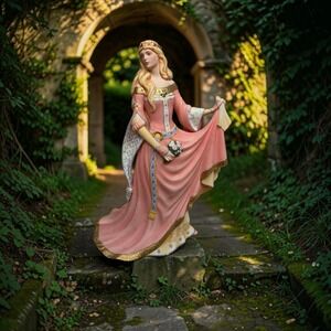 Lenox Guinevere The Legendary Princesses Fine Porcelain Figurine 1990 Vintage